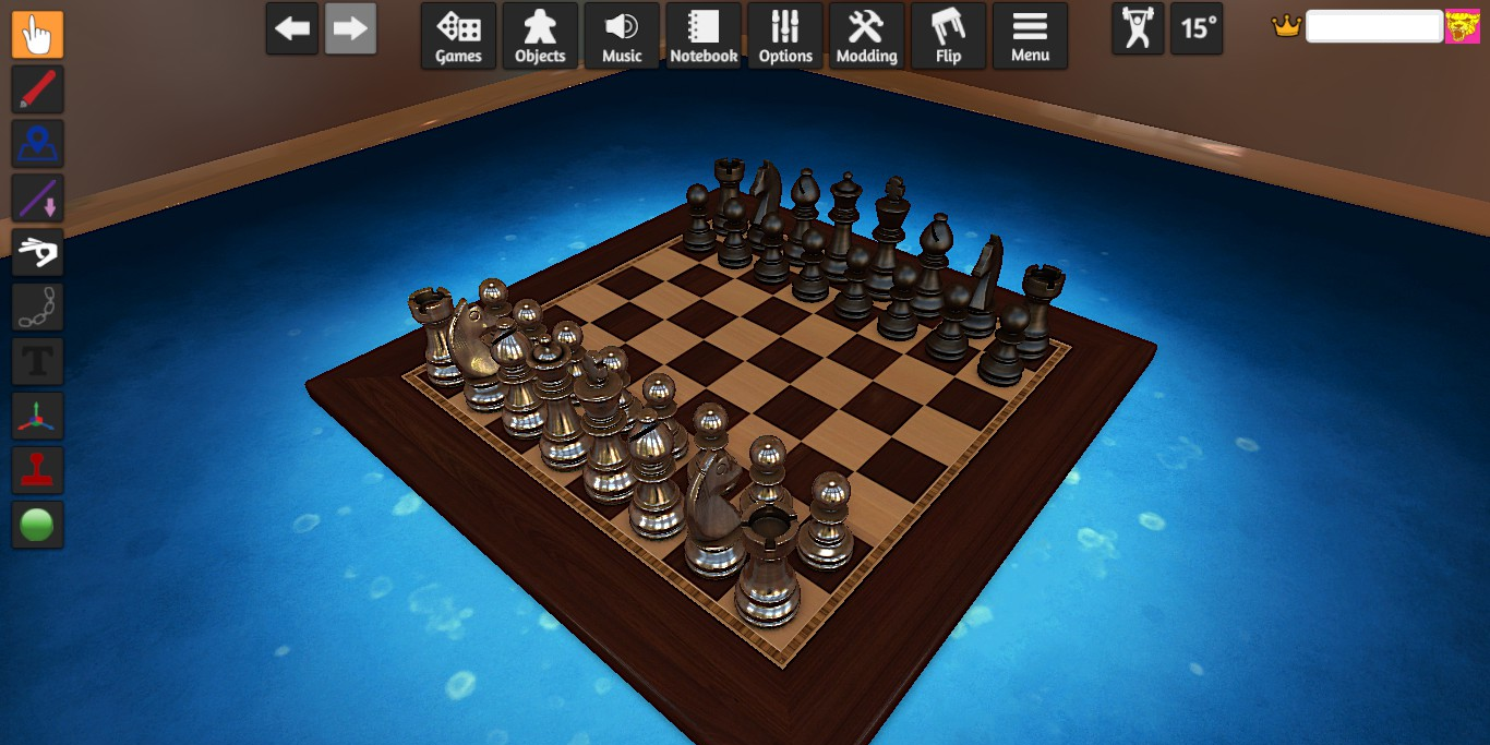 Game of Chess in Tabletop Simulator
