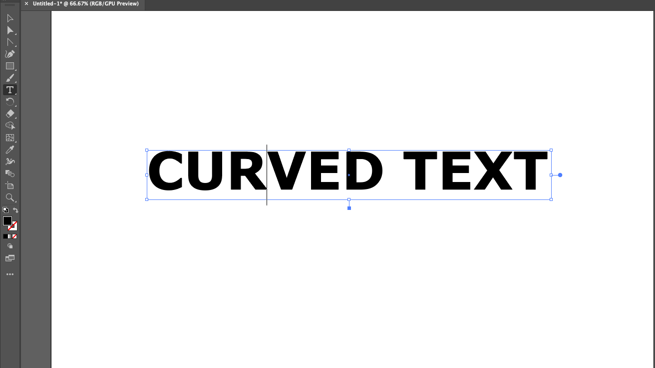 in Illustrator erstellter Text