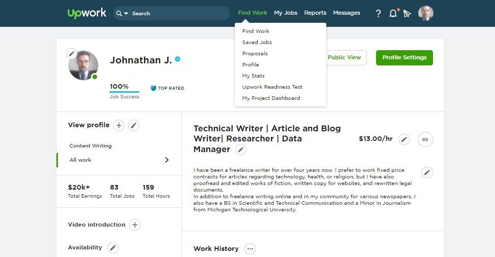 How To Create an Upwork Account and Find Meaningful Digital Contracts