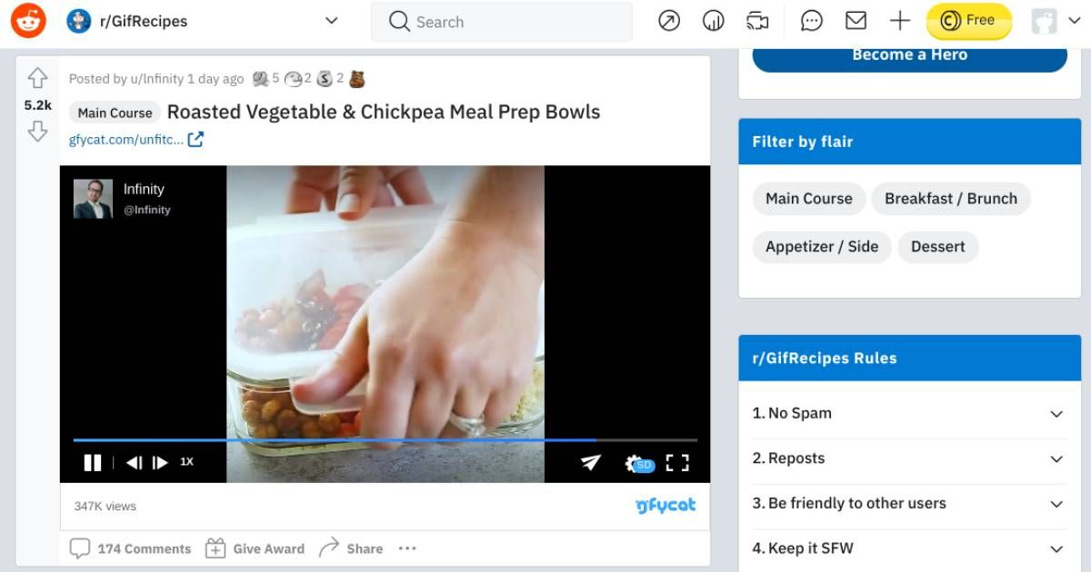 r/GifRecipes is a community to share short GIF recipes and food hacks