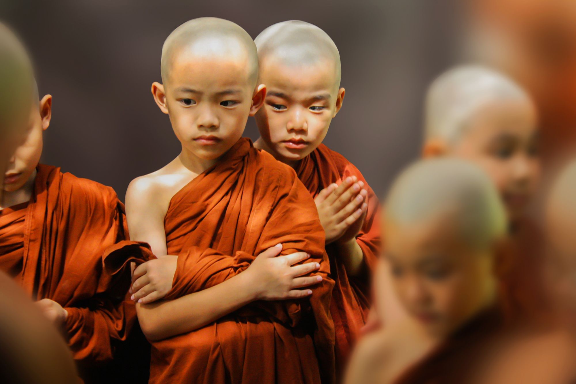 Young monks