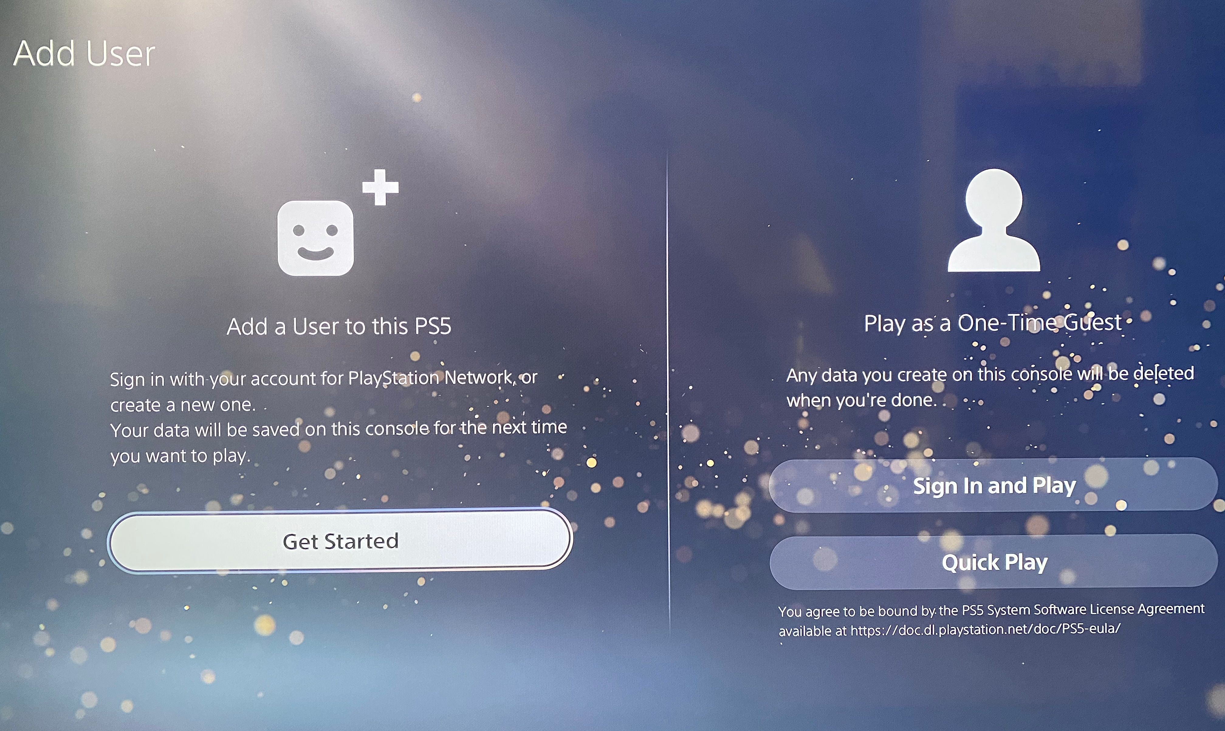 How to set up deals new ps4 account