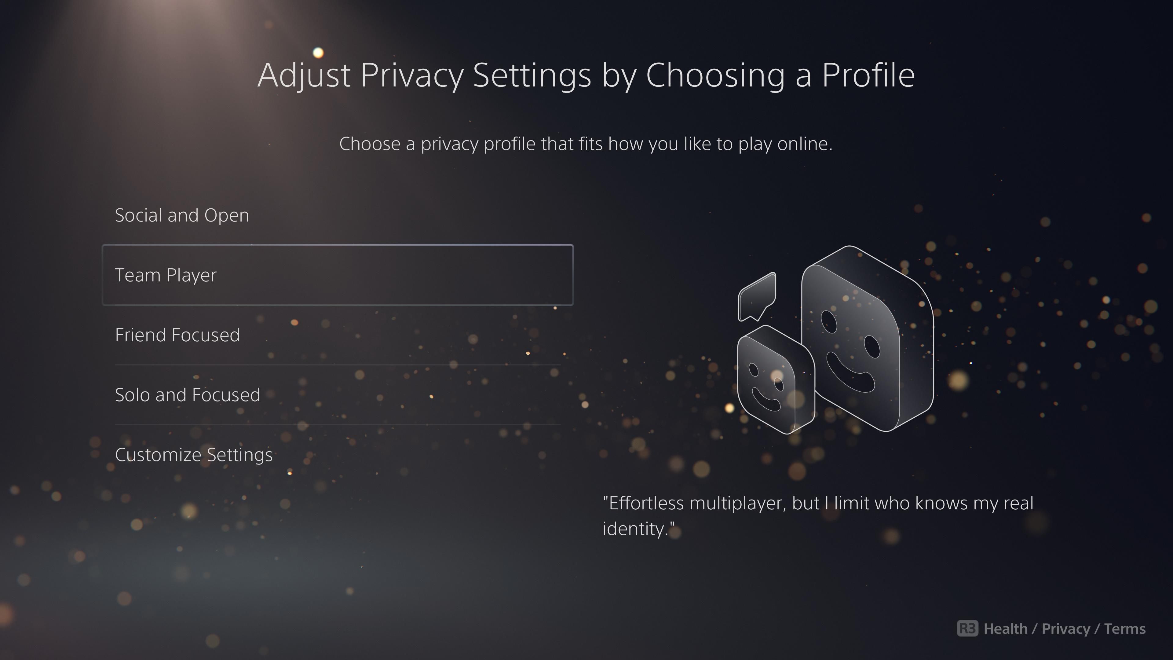 PS5 Privacy Setup