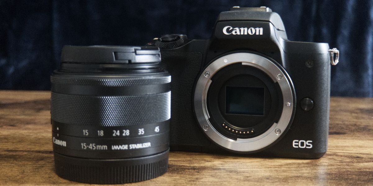 Canon M50 Mark II with kit lens off