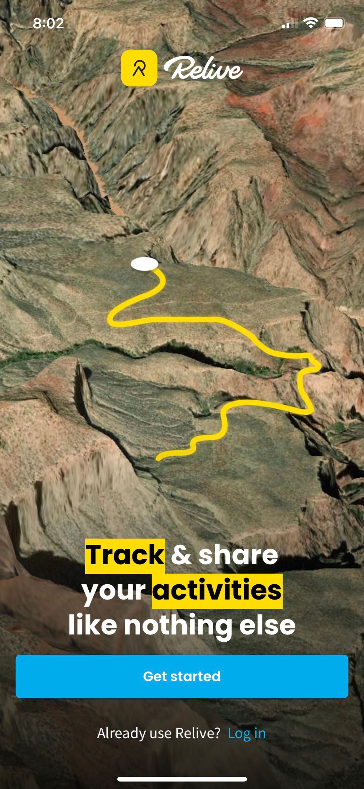Relive Track and Share.