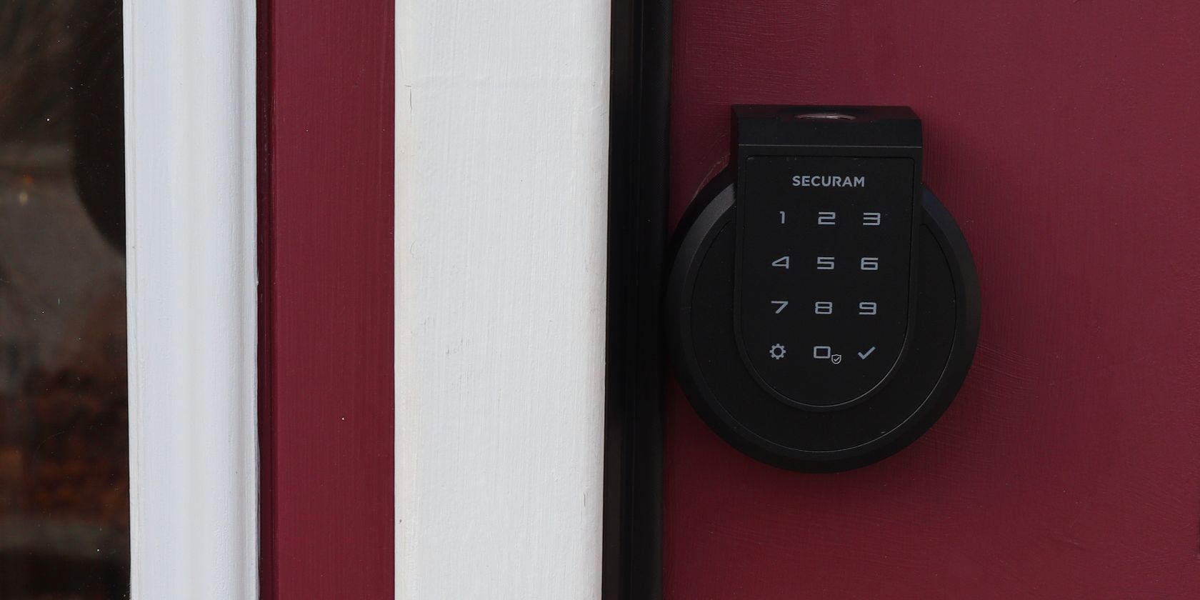 Securam Smart Lock Featured Image on Red Door