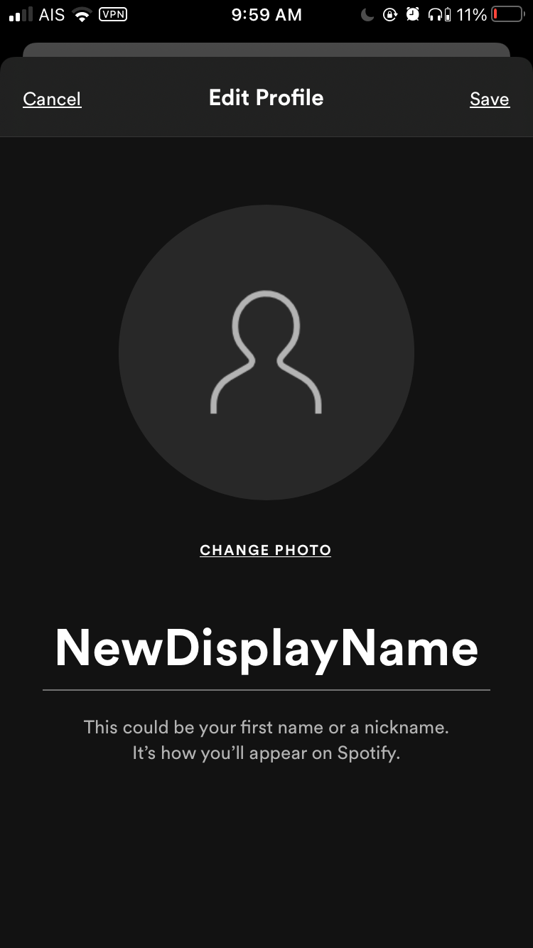 spotify change display name