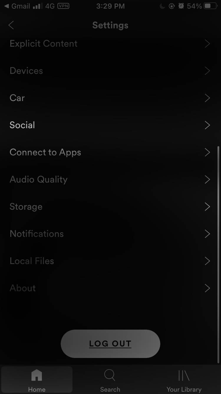 Spotify App - Social