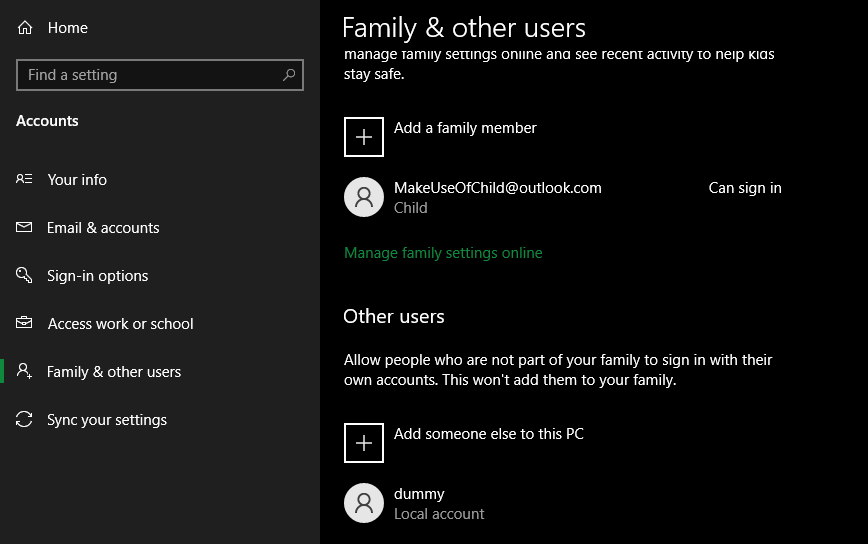 Windows 10 Tambahkan Akun Pengguna Baru