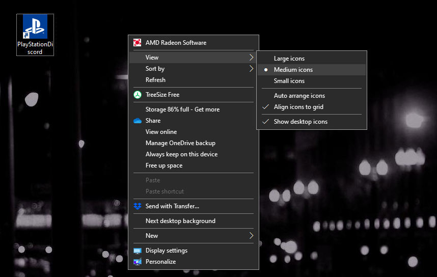Windows 10 Change Desktop Icon Size