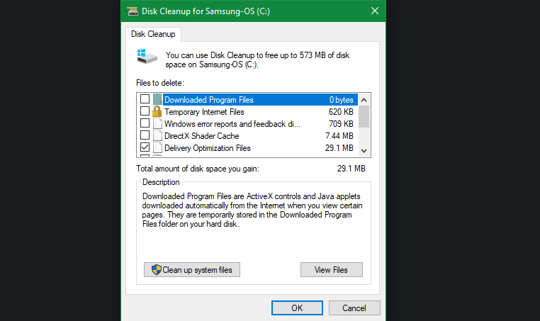 Pembersihan Disk Windows 10