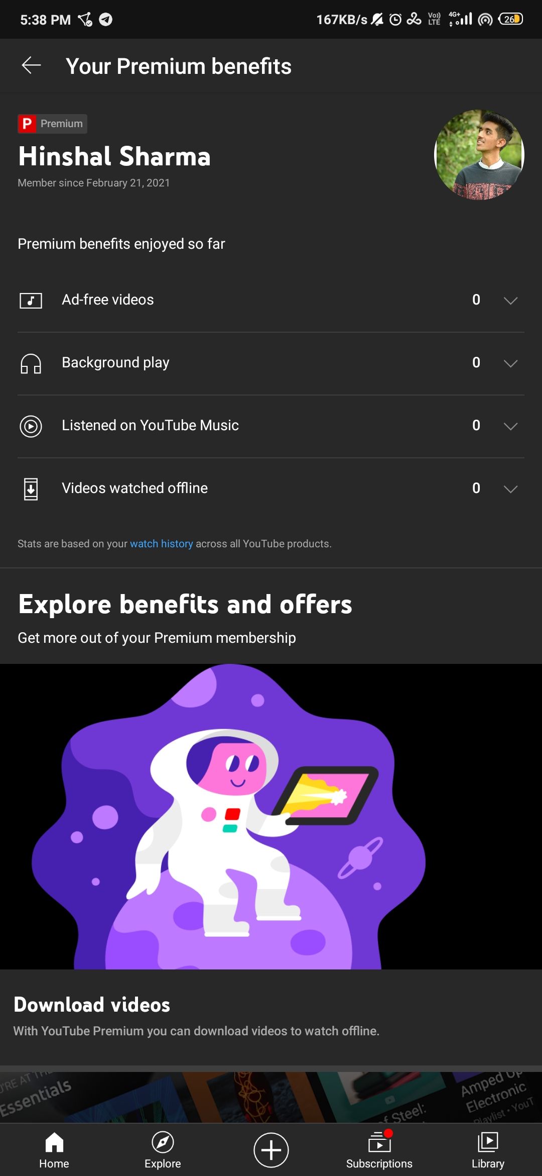 YouTube Premium benefits