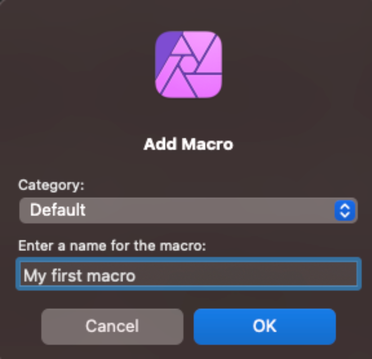 export affinity photo macros as photoshop actions