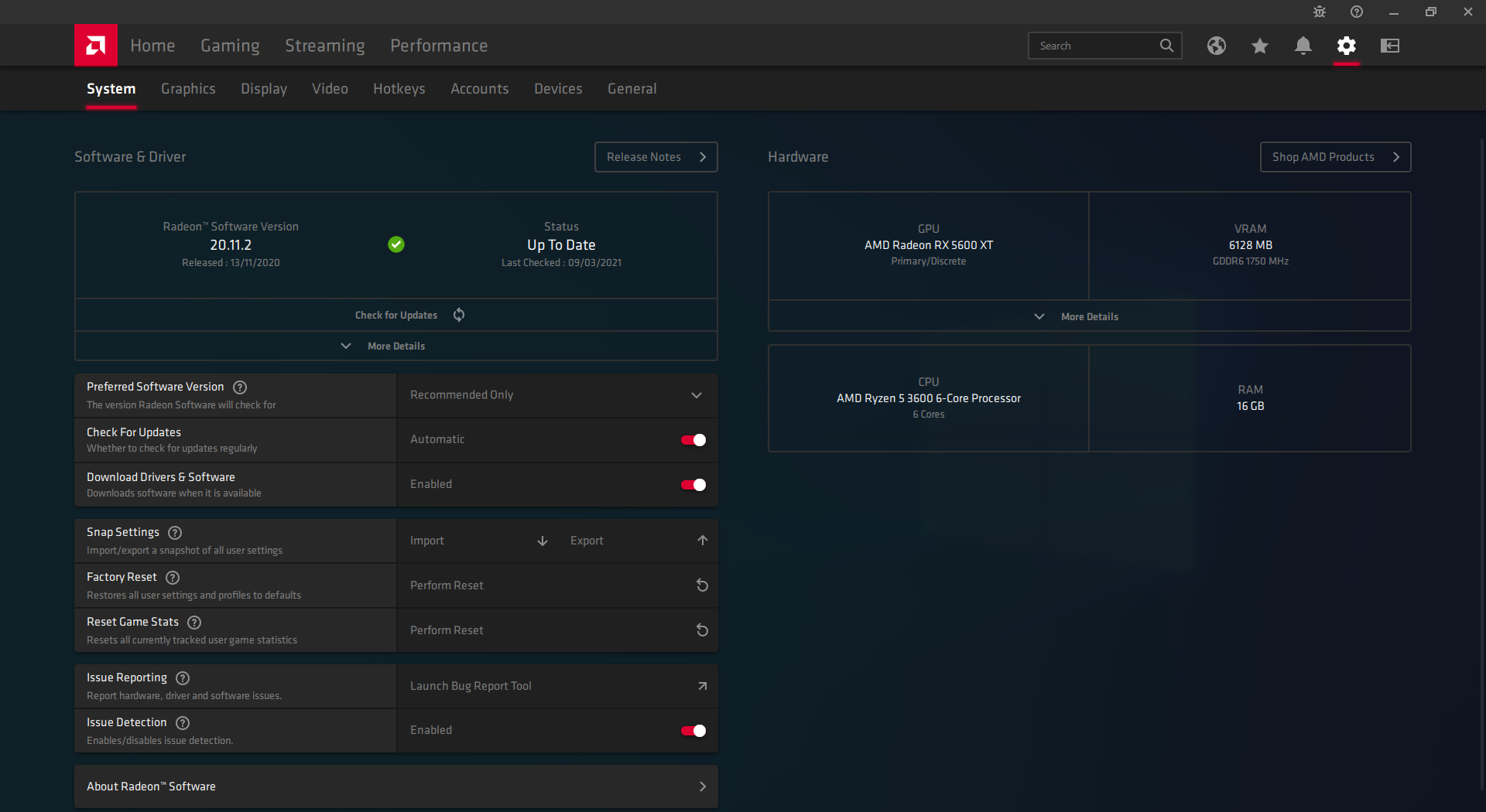 amd radeon software