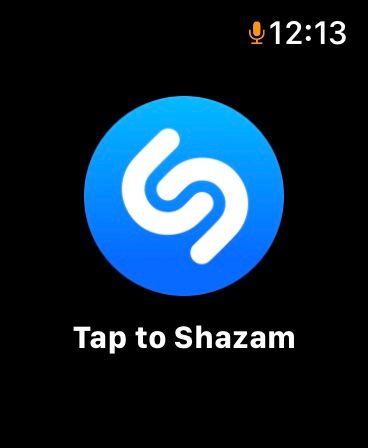 اپلیکیشن اپل واچ Shazam.