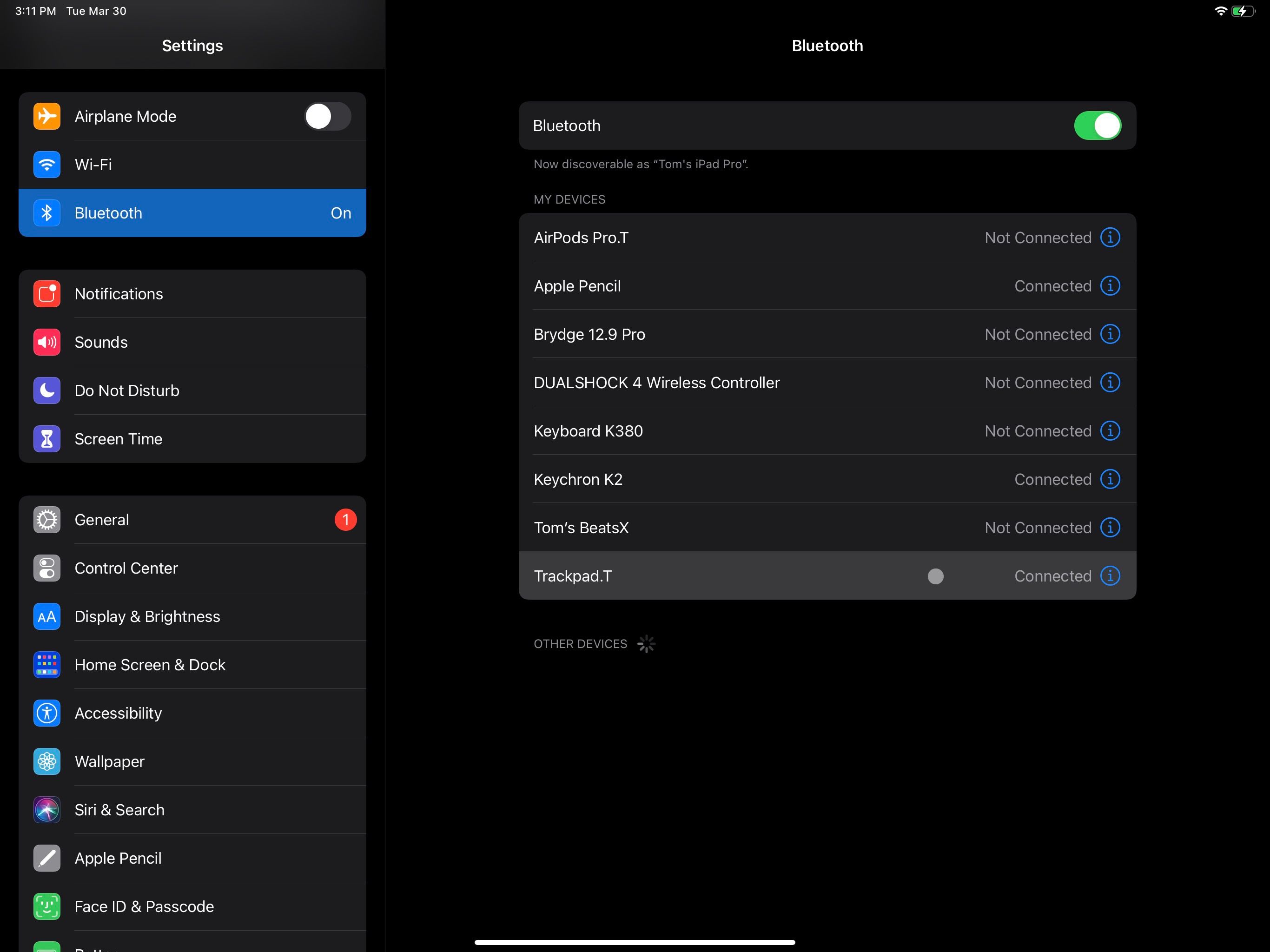 bluetooth settings trackpad ipad - Come collegare e utilizzare un trackpad con il tuo iPad