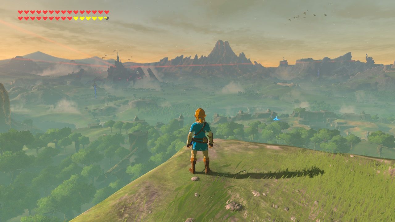 A screenshot from Breath of the Wild on Nintendo Switch