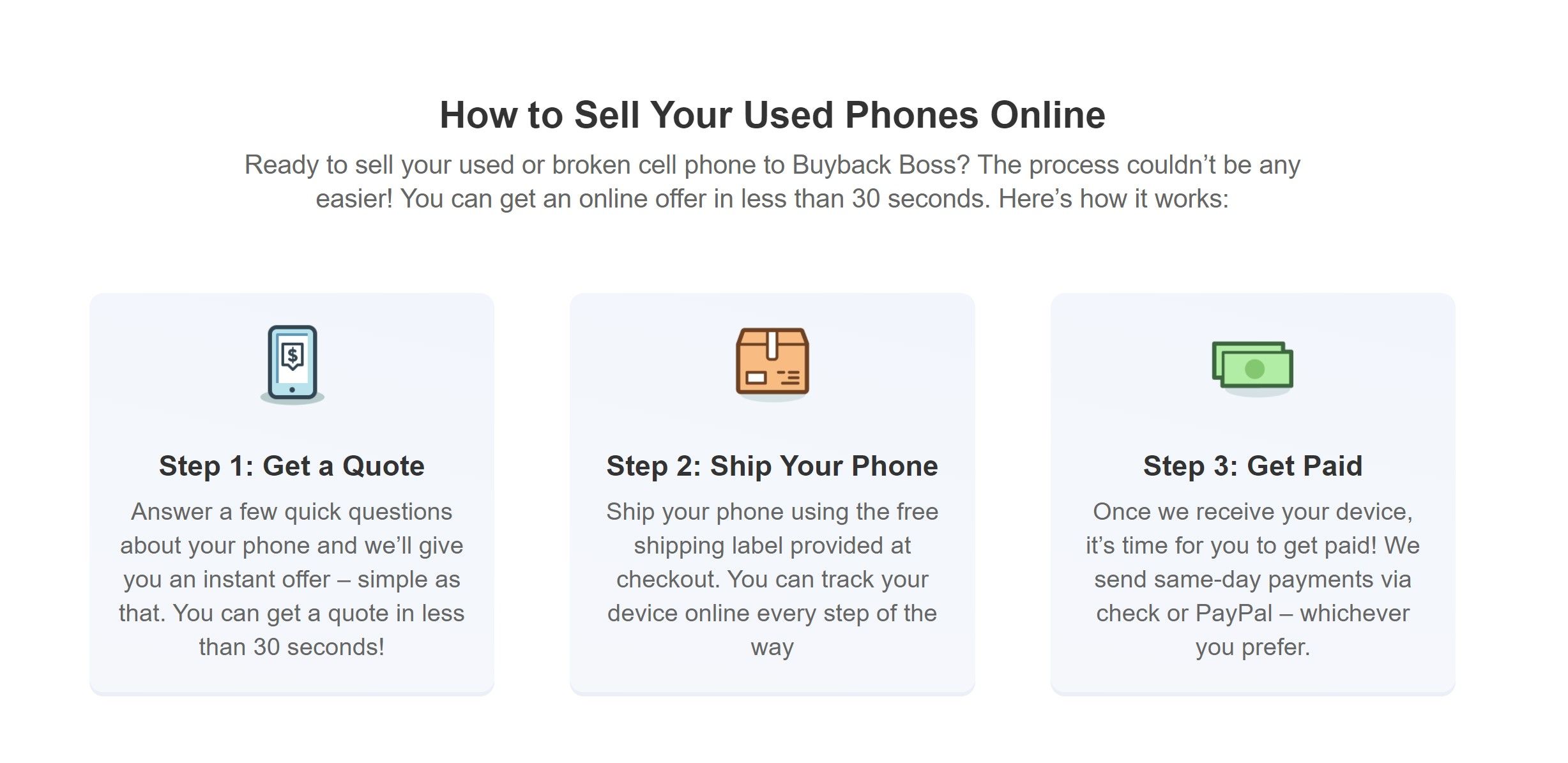 buybackboss - I migliori siti per vendere il tuo telefono in contanti