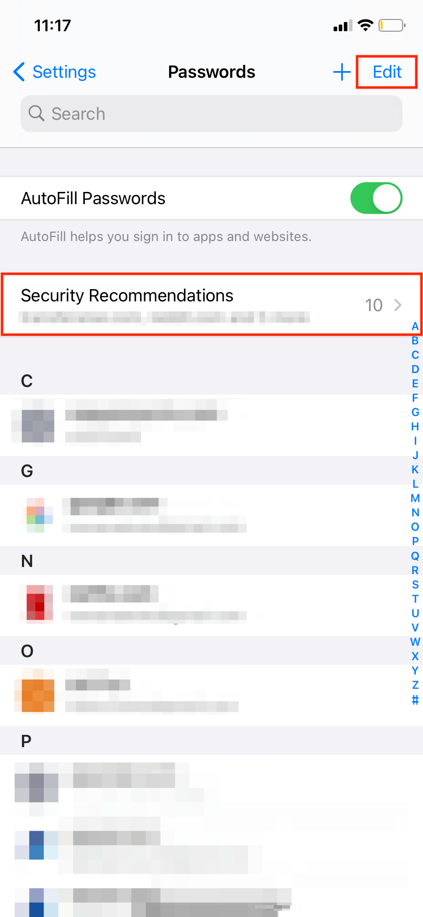 Security Recommendations on iPhone.