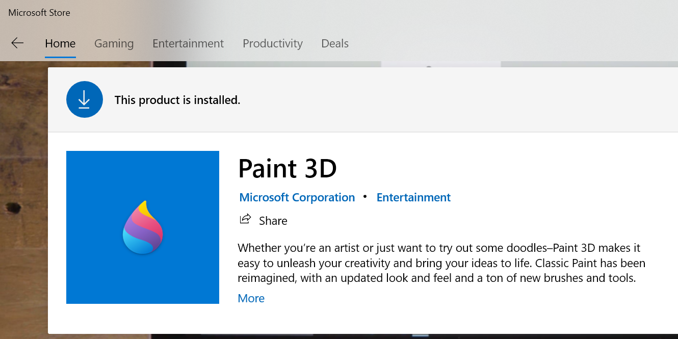 Download Paint 3D for Windows 10