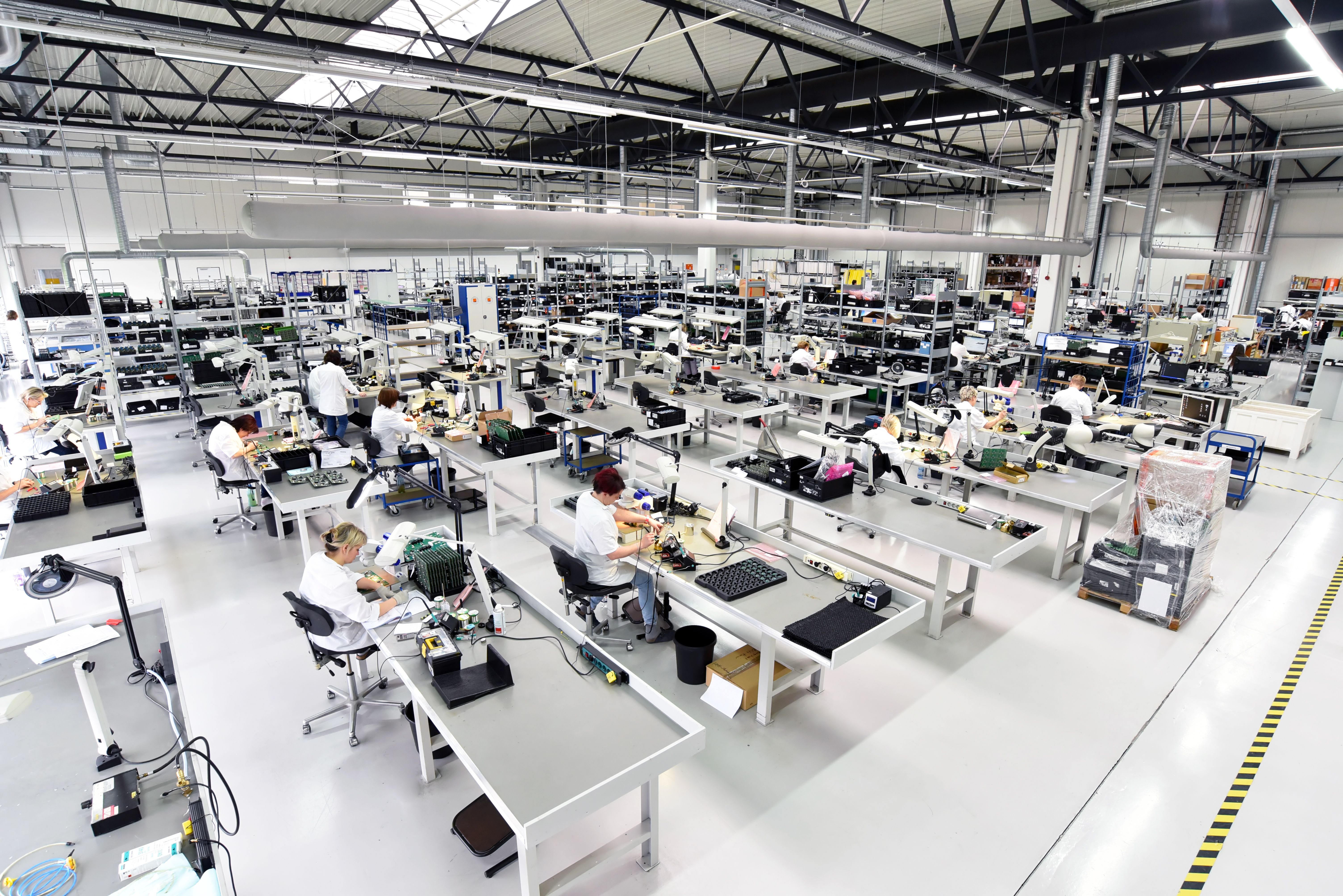Electronics manufacturing line