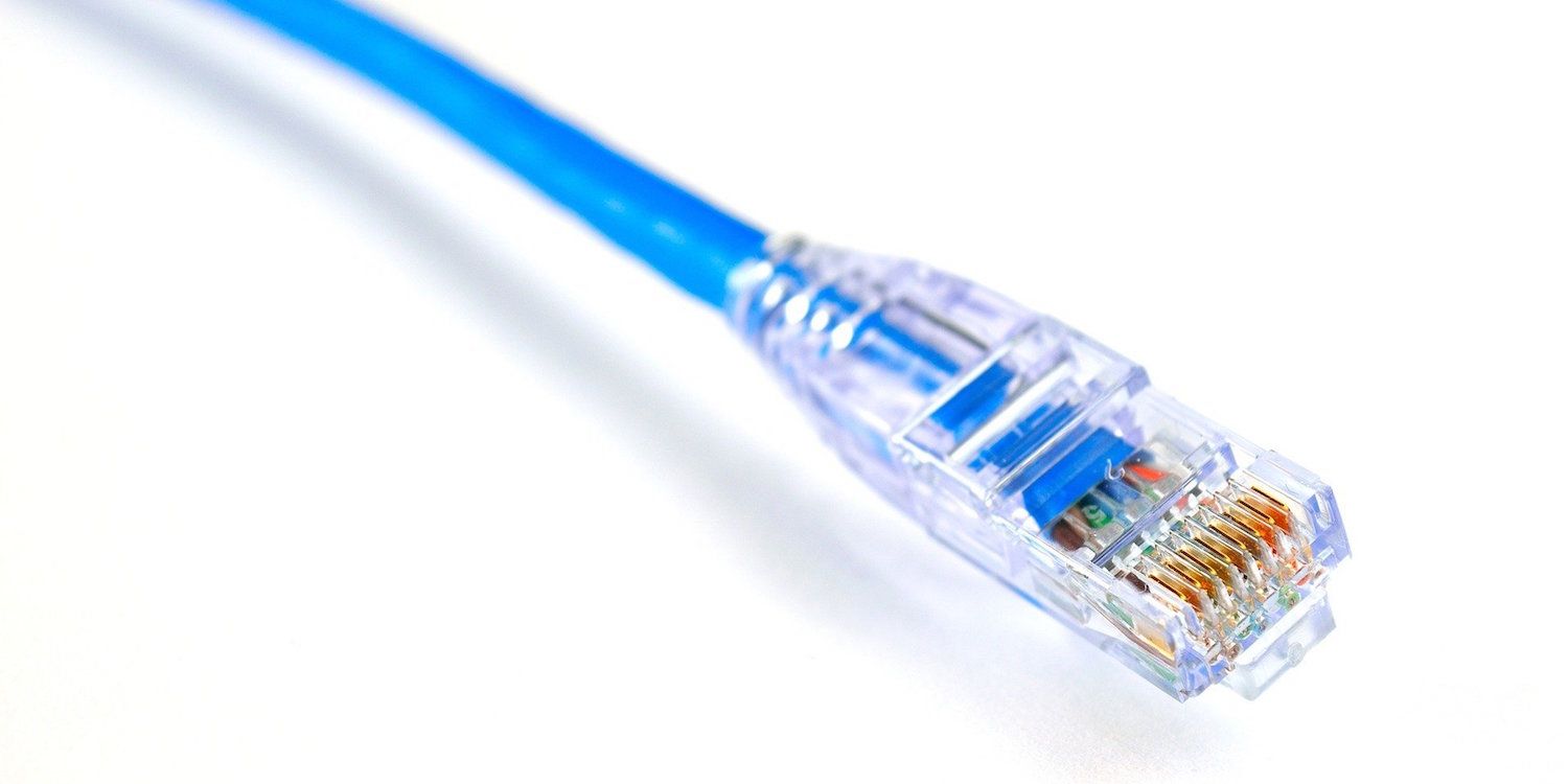 blue ethernet cable