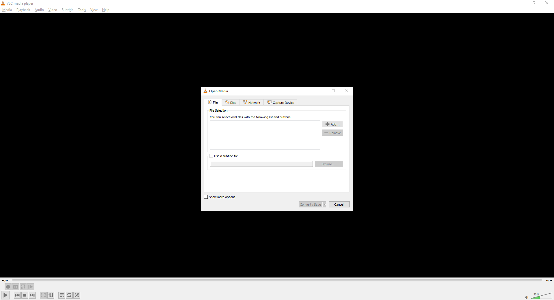 VLC Conversion Screenshot