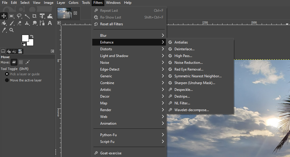 Krita vs. GIMP: Welche Photoshop-Alternative ist die beste? - gimp filters list