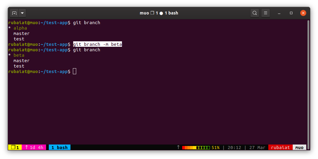 Git Rename Main Branch