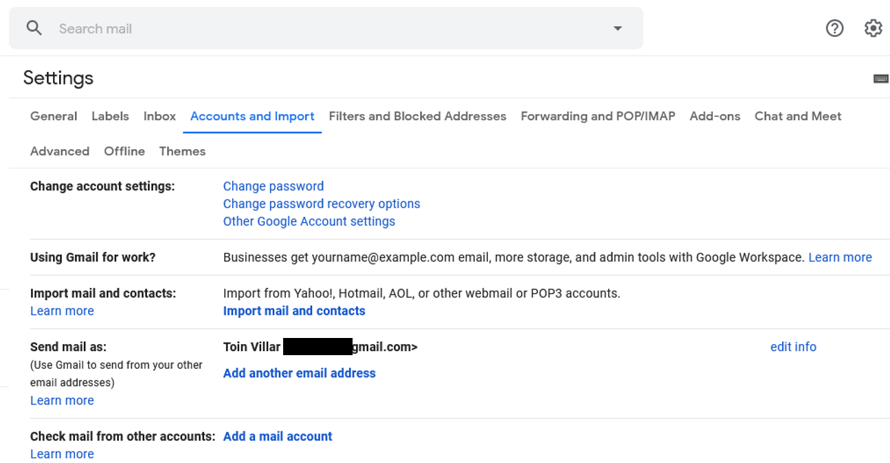 How To Change Your Email Name And Address In Gmail