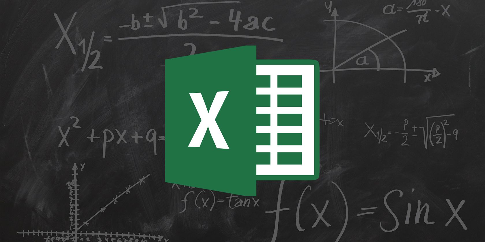 Excel on a background. 
