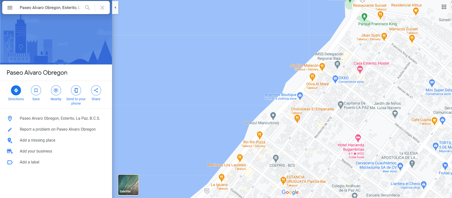 Google maps add label