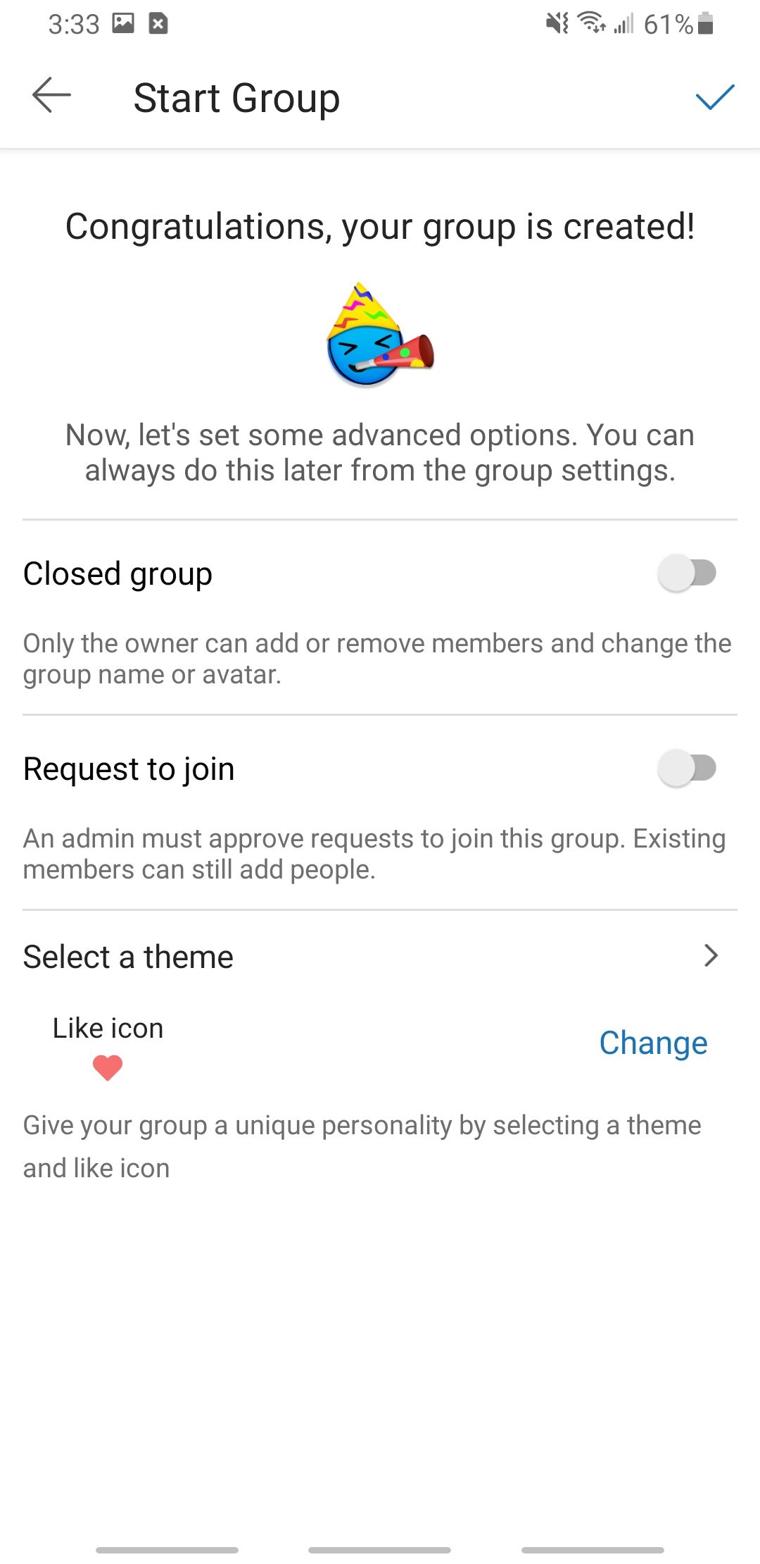 groupme group settings