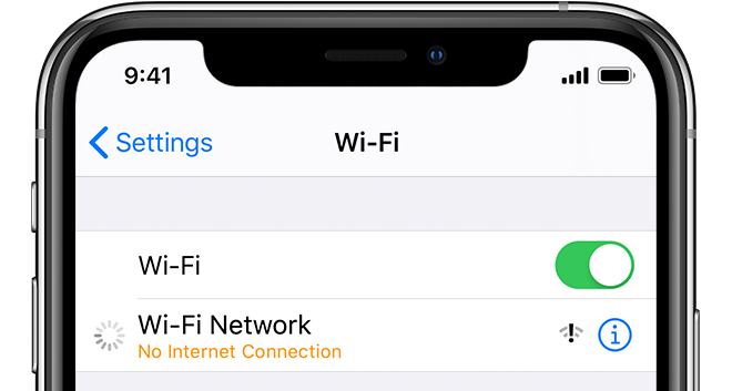 iPhone X No Wi-Fi Connection