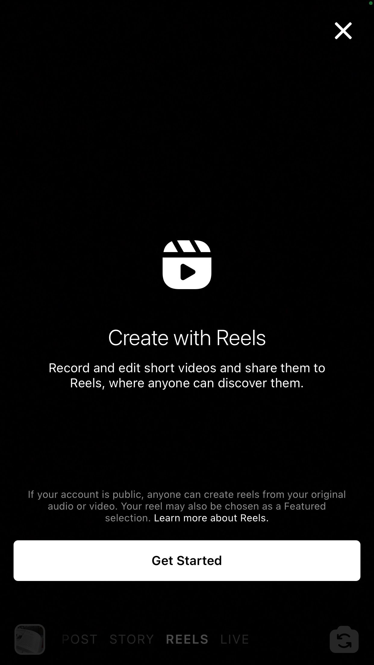 Create an Instagram Reel