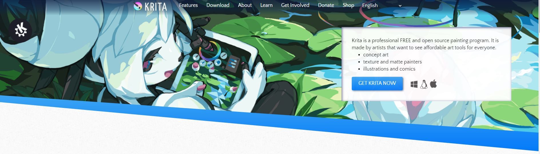 Krita homepage