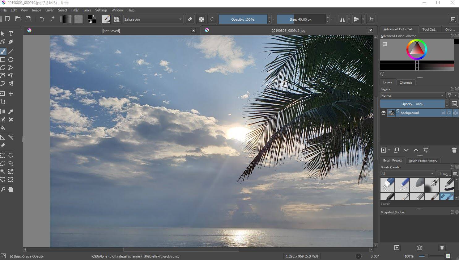 krita vs gimp which photoshop