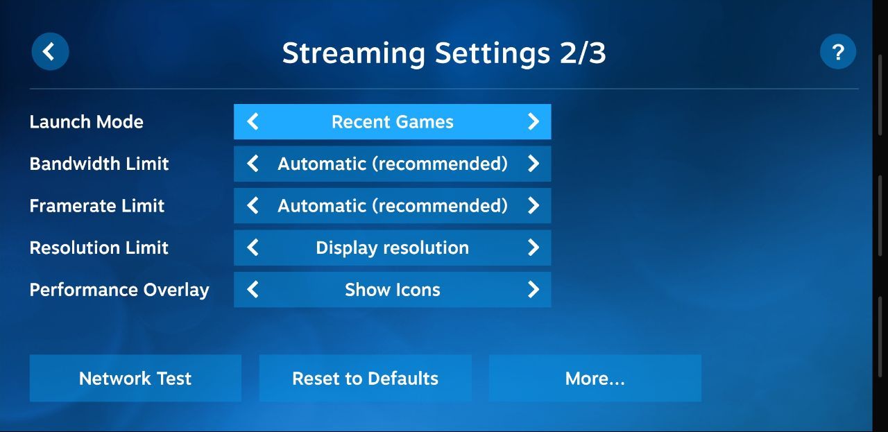 launch mode - Come eseguire lo streaming di giochi per PC sulla tua Apple TV con Steam Link
