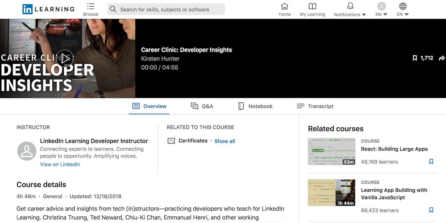 linkedin learning developer insights - Scopri la programmazione con questi 6 corsi di apprendimento LinkedIn