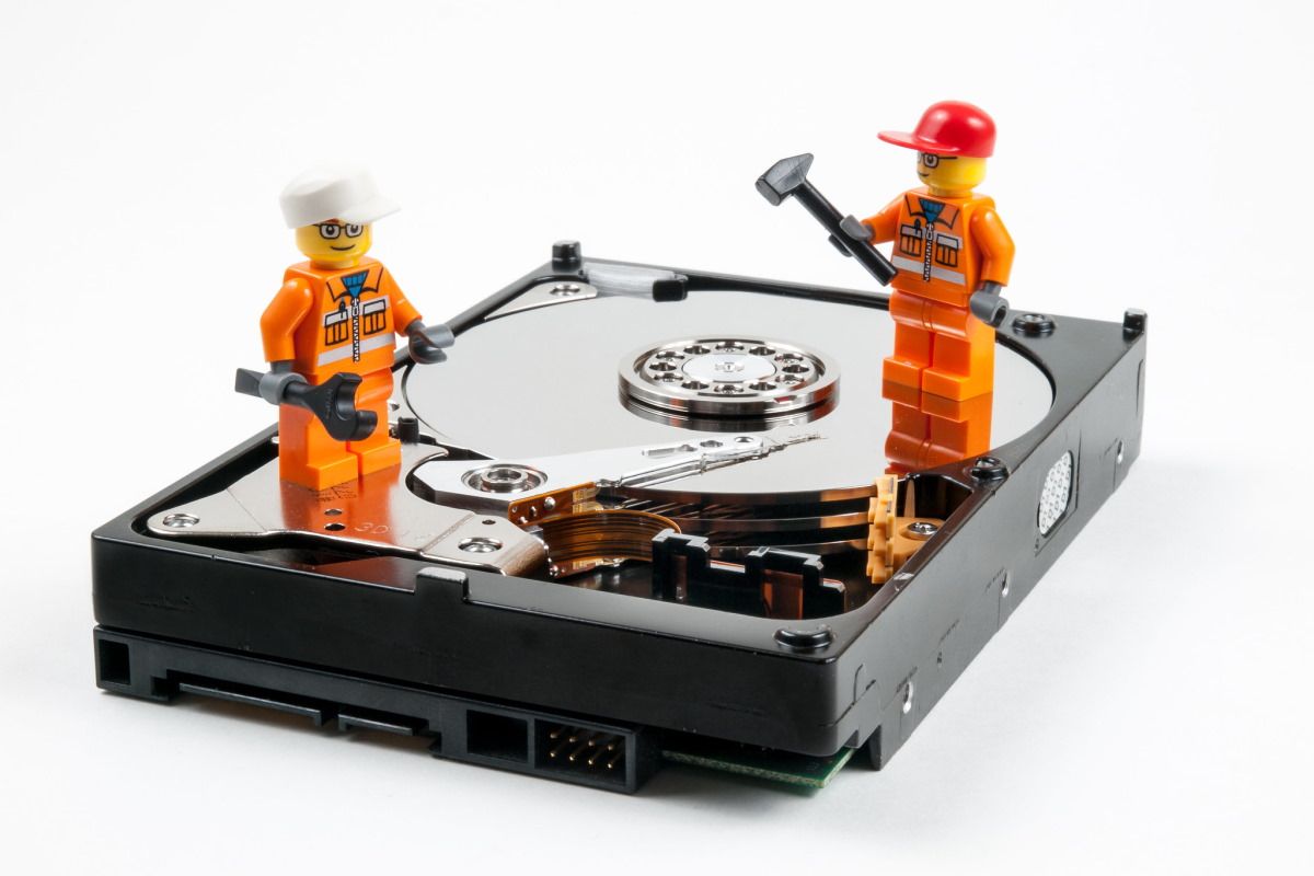 Repair a hard disk drive