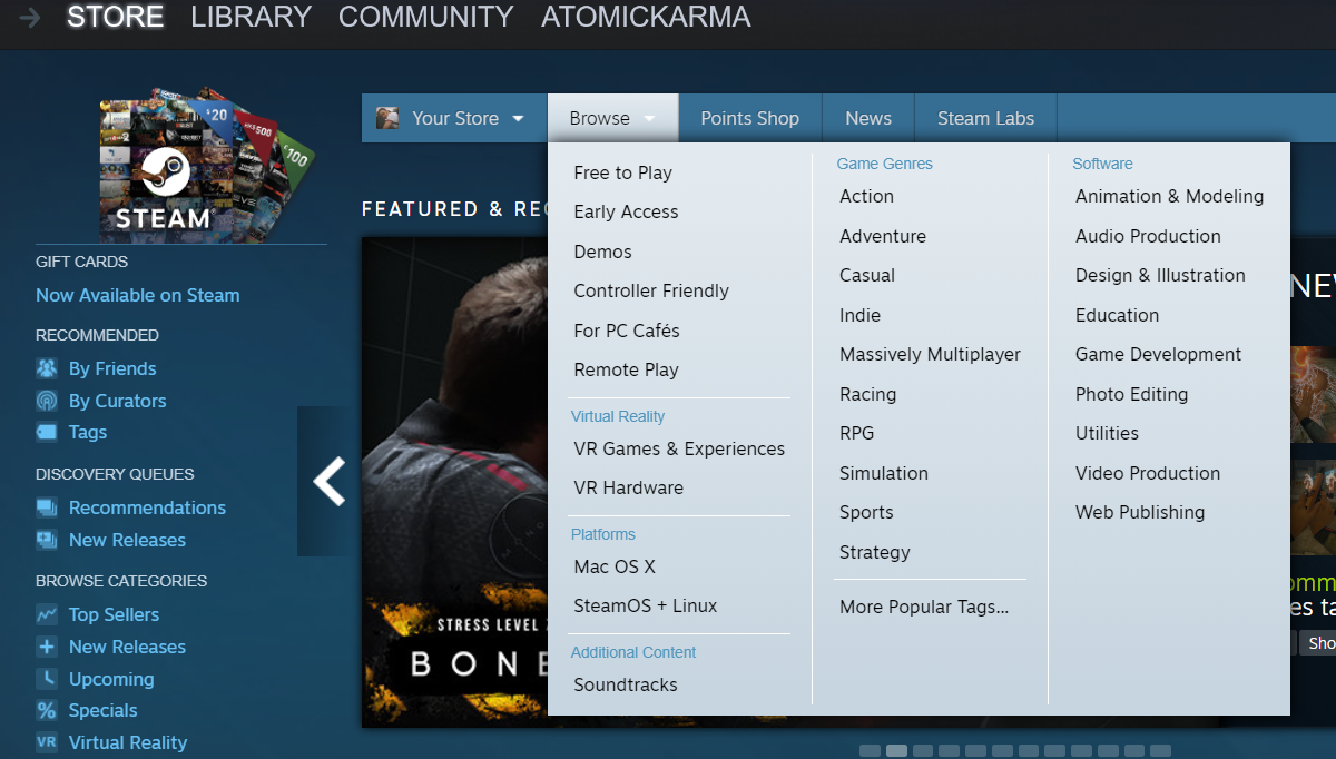 Steam runs in Linux for gaming