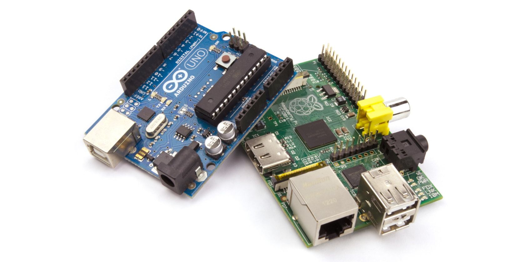 Single-board computers like Raspberry Pi and Arduino