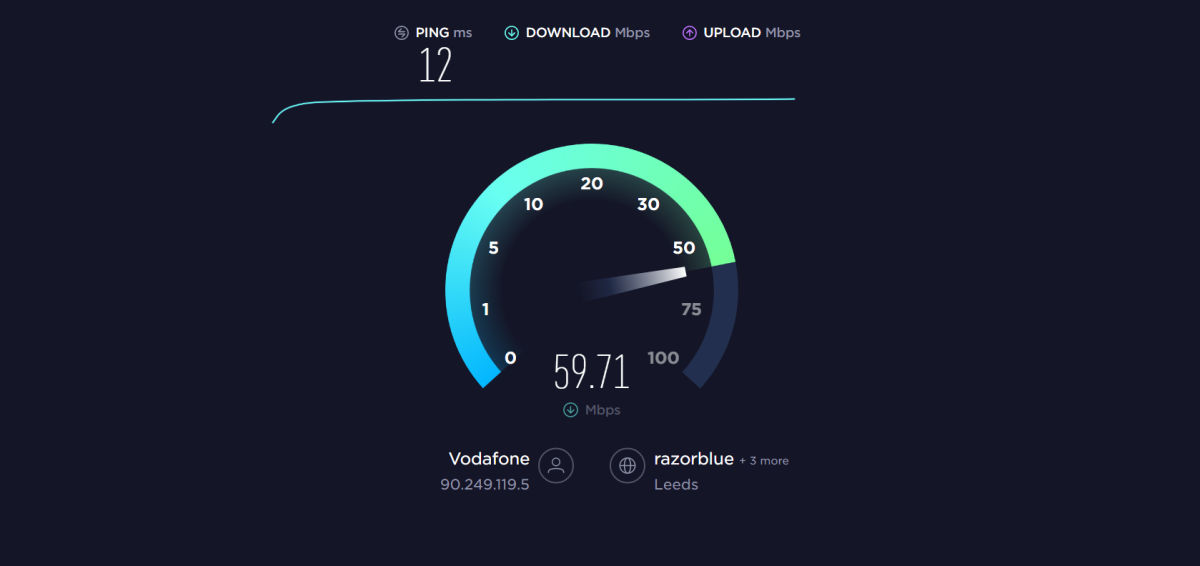 Use Speedtest.net to check your internet speed