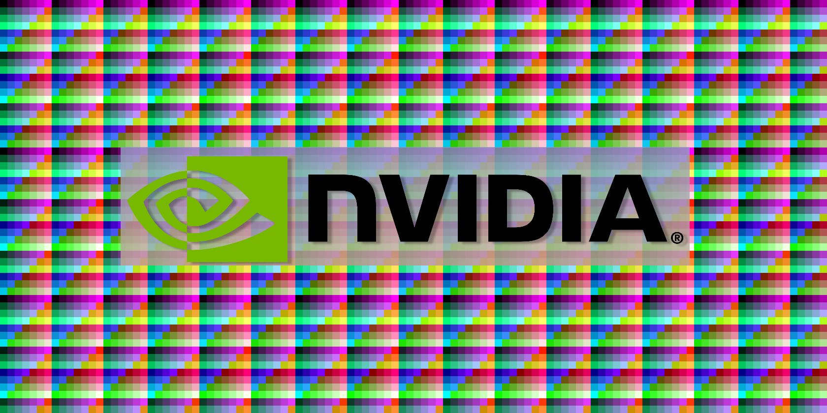 nvidia logo feature background