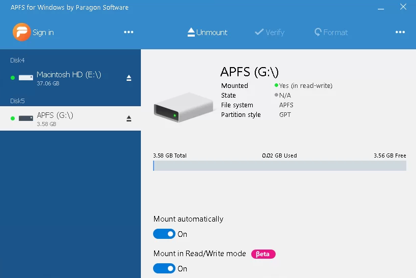 paragon mac drive for windows