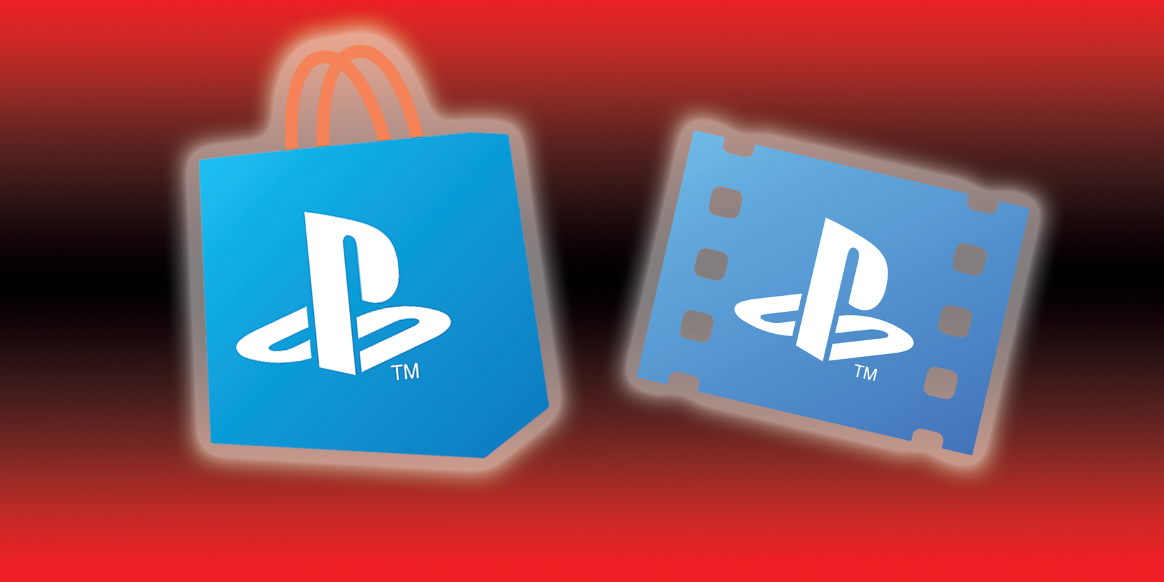 ps store and ps video logos