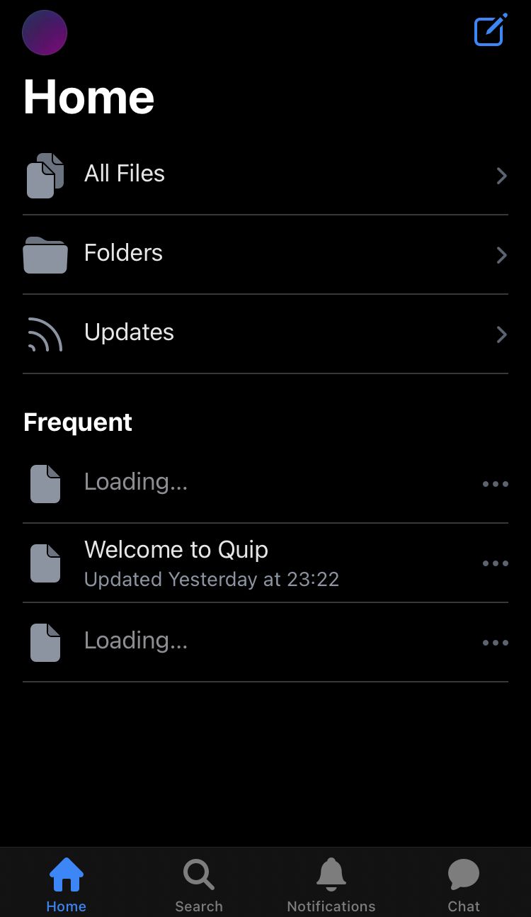 Quip iPhone App Homescreen