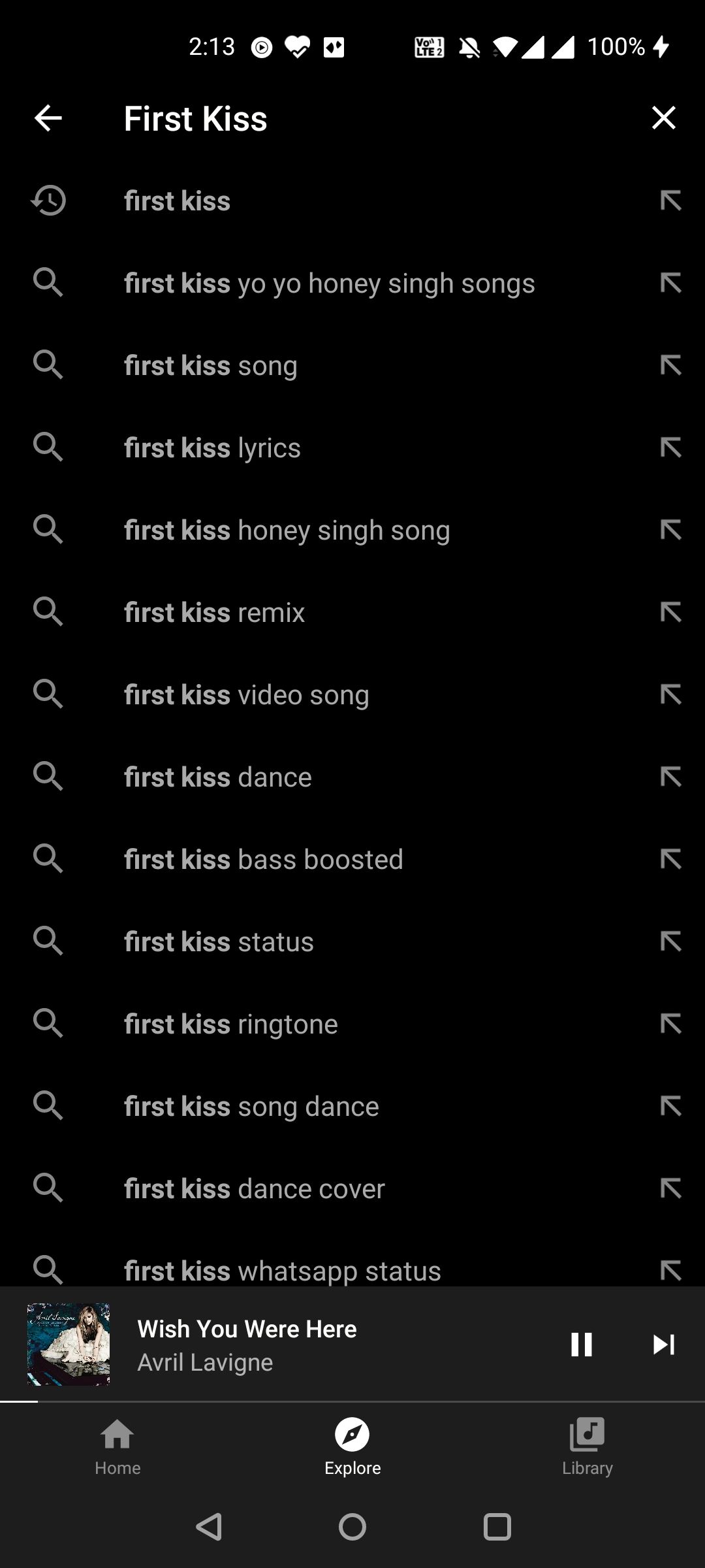 Search YouTube Music