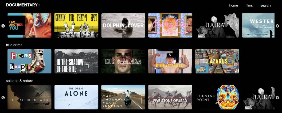 Documentary+ seeks to be the Criterion Channel for documentaries with hand-picked curated collections of non-fiction videos