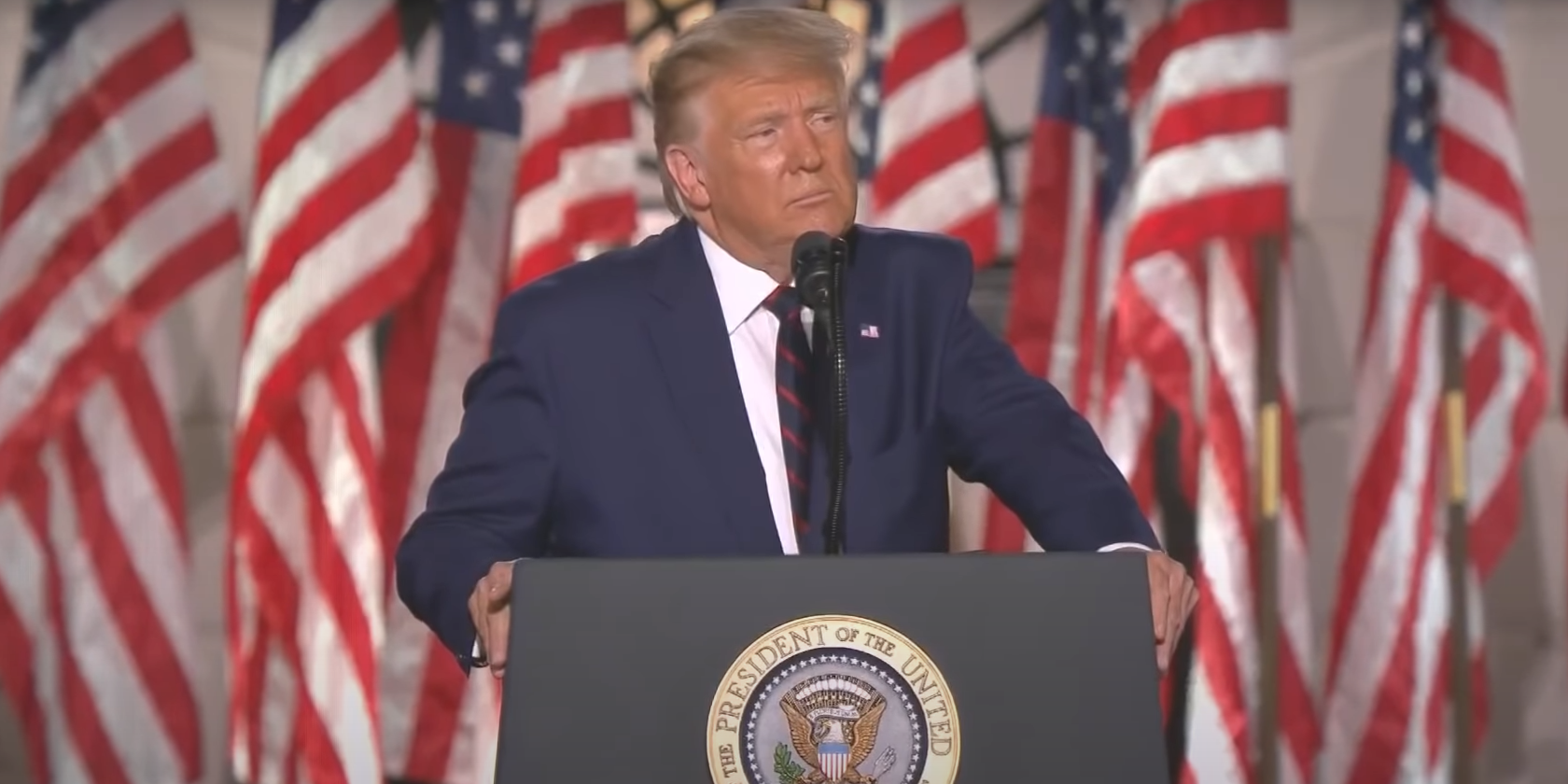 Trump making speech